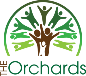 A stylized image of the orchards logo.
